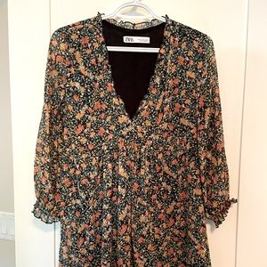 Floral Boho Zara Shirt Dress